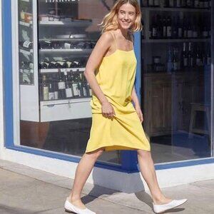 Everlane midi cami dress, japanese go weave